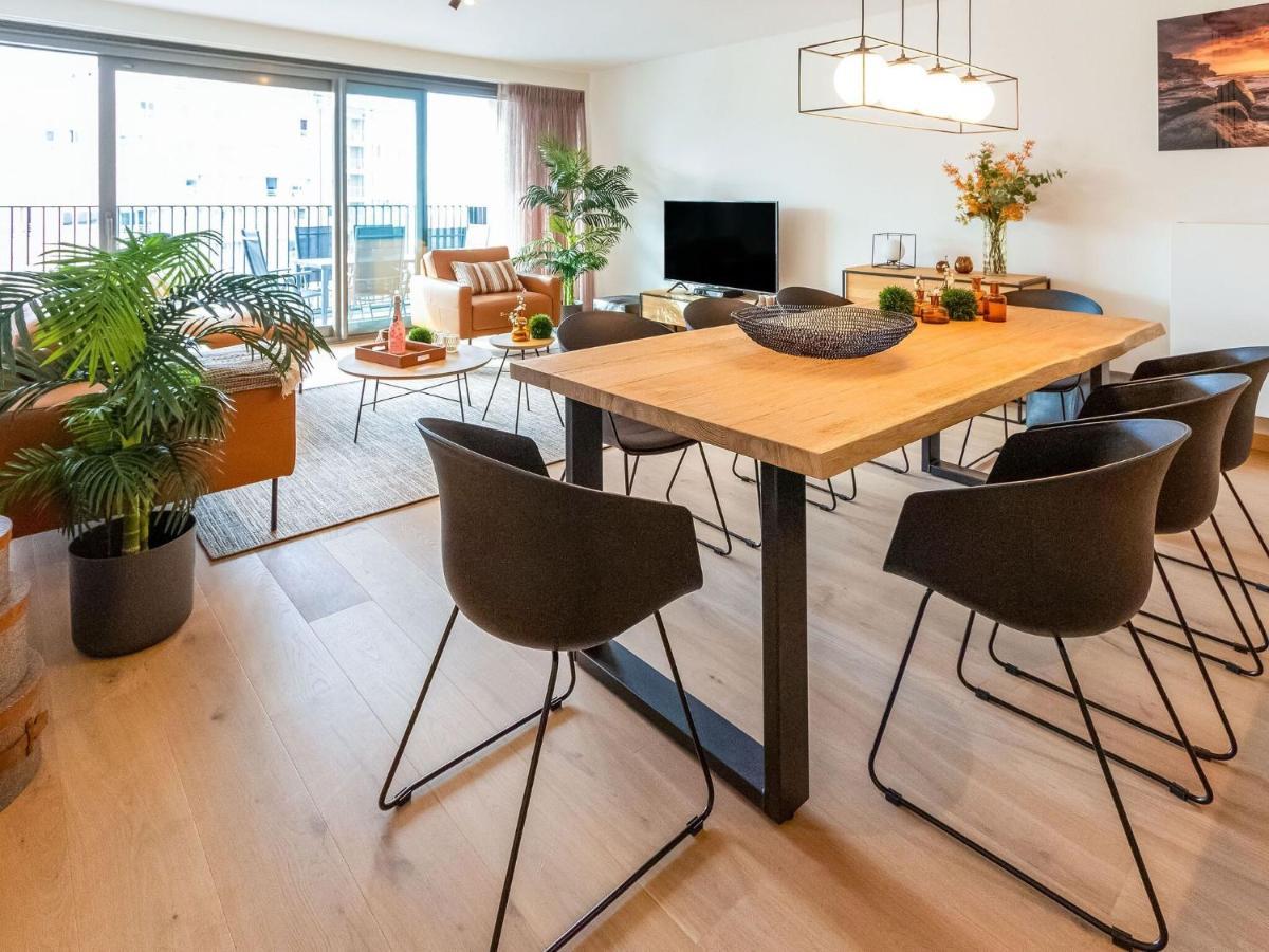 Luxurious Crystal Sea View Apartment With 2 Terraces Oostende Eksteriør billede