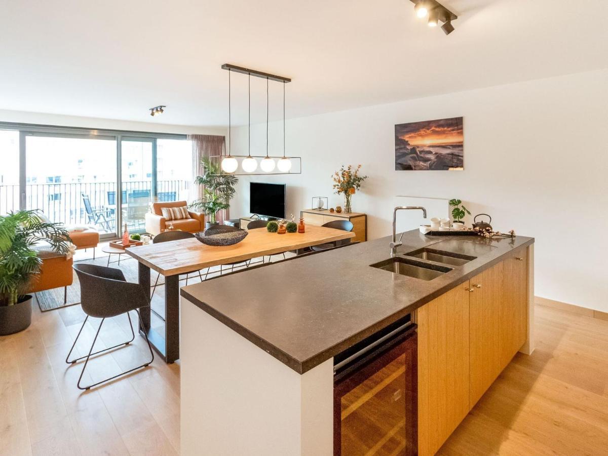 Luxurious Crystal Sea View Apartment With 2 Terraces Oostende Eksteriør billede