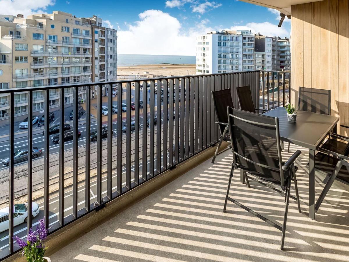Luxurious Crystal Sea View Apartment With 2 Terraces Oostende Eksteriør billede
