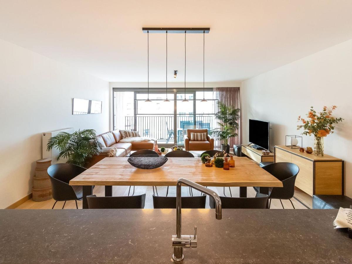 Luxurious Crystal Sea View Apartment With 2 Terraces Oostende Eksteriør billede